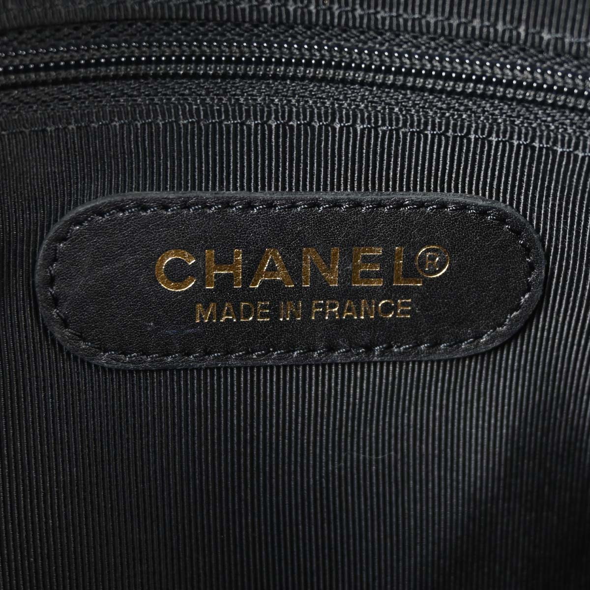 Chanel Black Caviar Skin 2way Shoulder Duffle Handbag