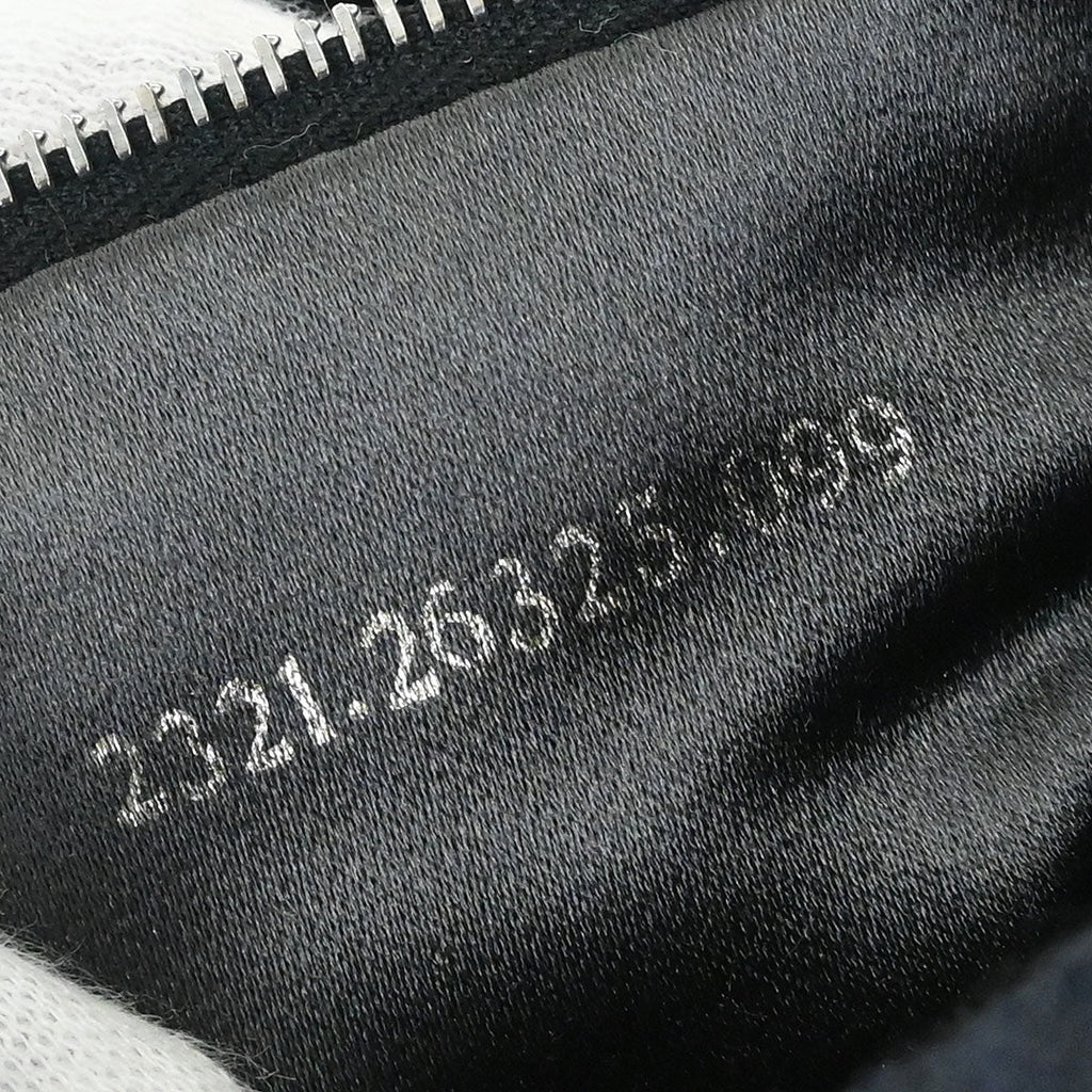 Fendi Black Wool Pony Hair Mamma Baguette Handbag