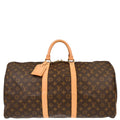 Louis Vuitton 2003 Monogram Keepall 55 Travel Handbag M41424