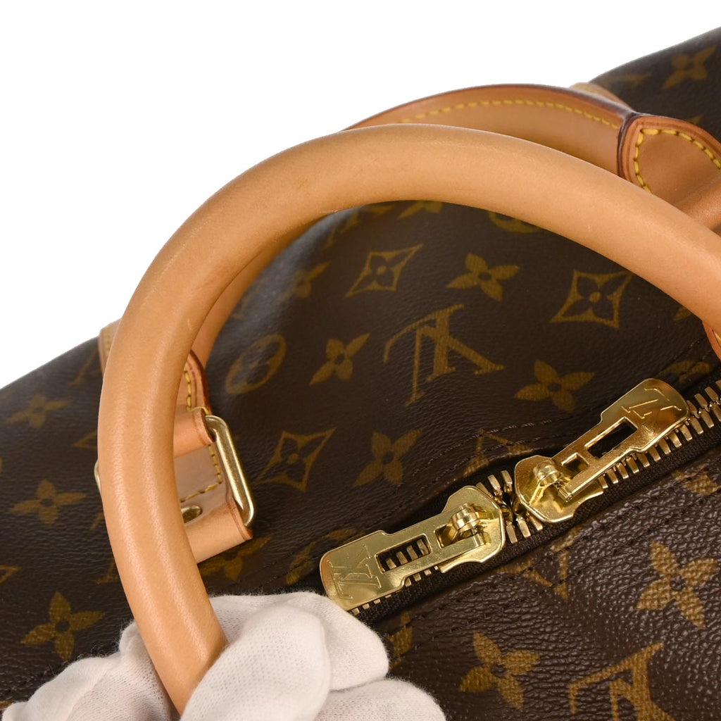 Louis Vuitton 2003 Monogram Keepall 55 Travel Handbag M41424