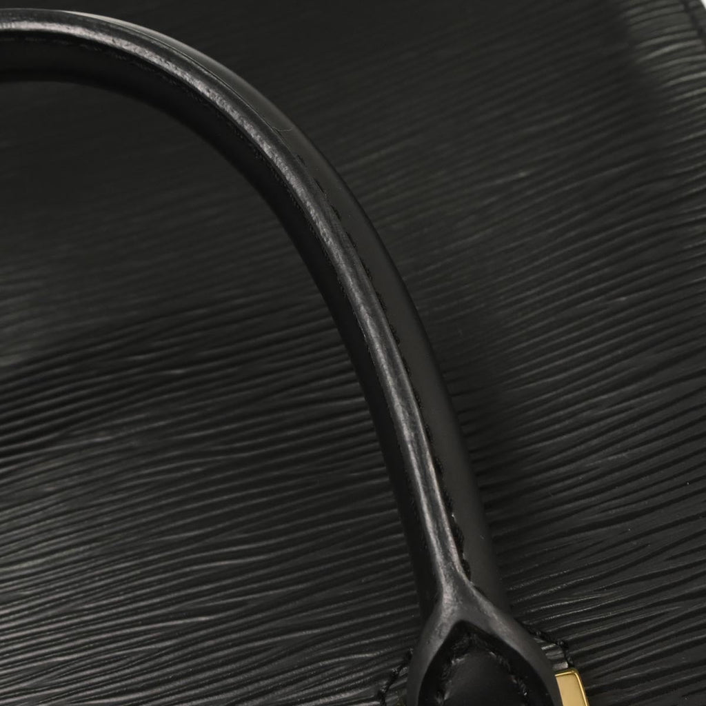 Louis Vuitton 2005 Black Epi Pont Neuf Handbag M52052
