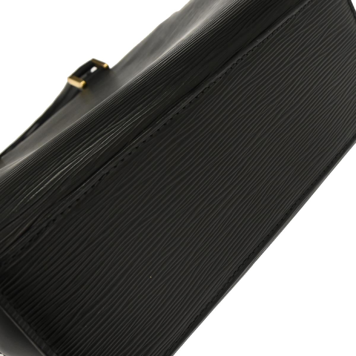 Louis Vuitton 2005 Black Epi Pont Neuf Handbag M52052