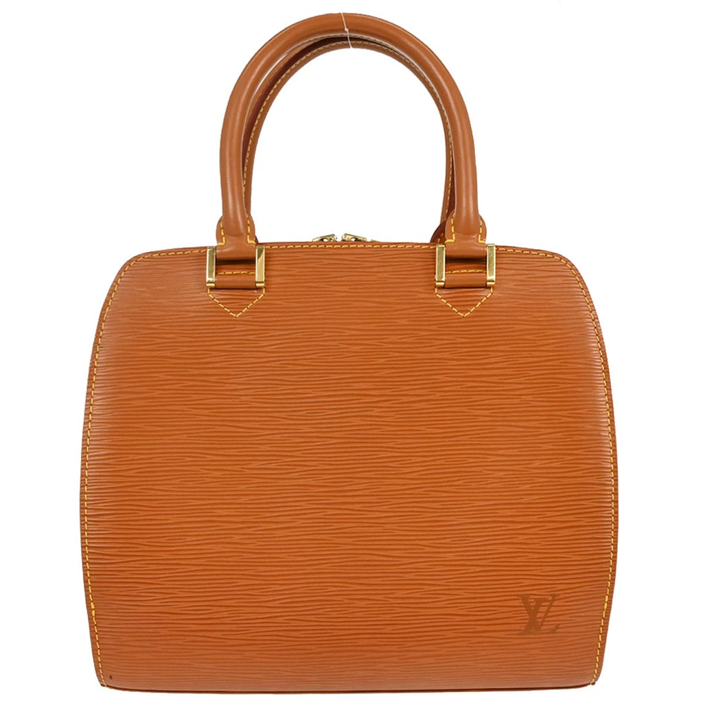 Louis Vuitton 1998 Brown Epi Pont Neuf Handbag M52058