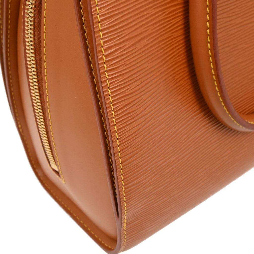 Louis Vuitton 1998 Brown Epi Pont Neuf Handbag M52058