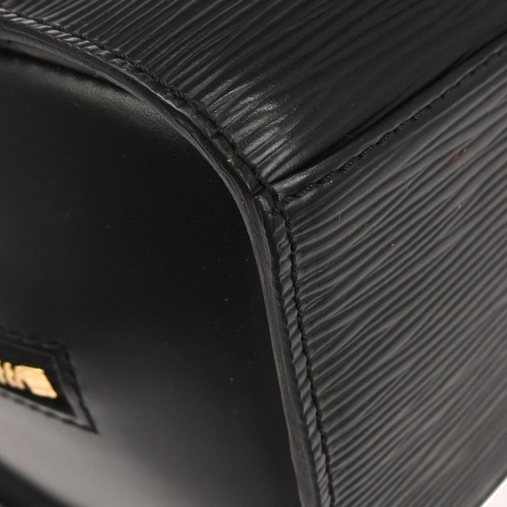 Louis Vuitton 1998 Black Epi Pont Neuf Handbag M52052