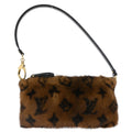Louis Vuitton 2009 Monogram Mink Pochette Milla MM Handbag M60182