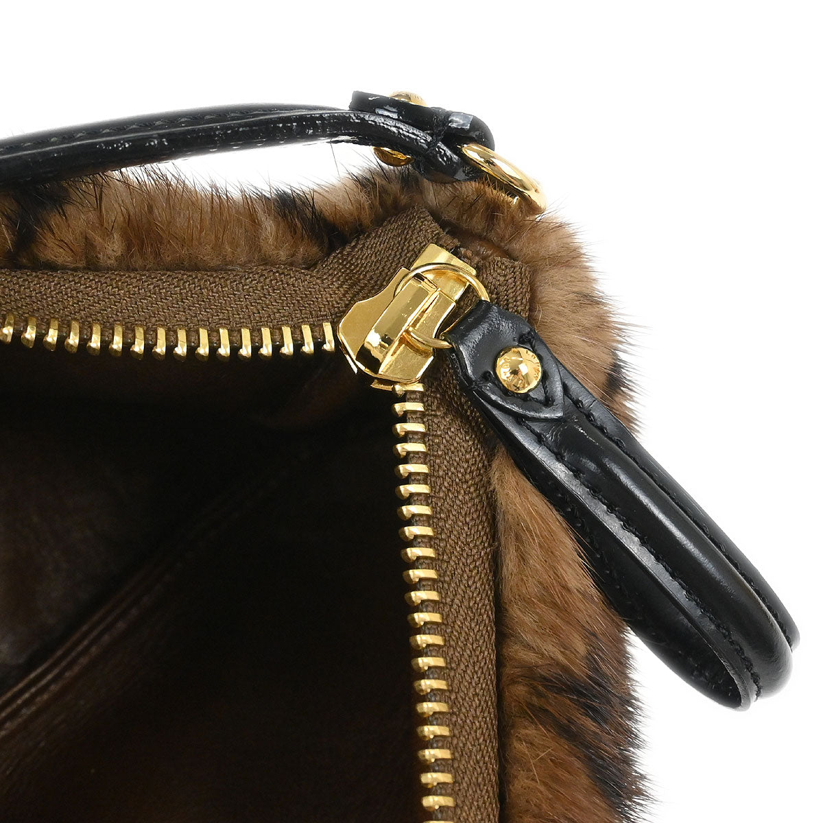 Louis Vuitton 2009 Monogram Mink Pochette Milla MM Handbag M60182