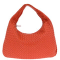 Bottega Veneta Pink Lambskin Intrecciato Hobo Handbag