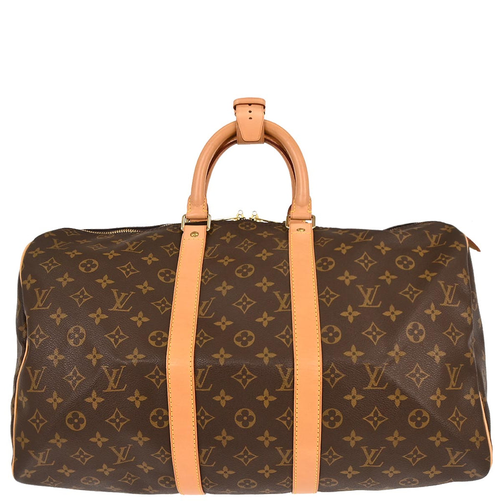 Louis Vuitton 2001 Monogram Keepall 45 Duffle Bag M41428