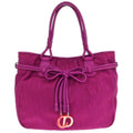 Christian Dior Purple Trotter Tote Handbag