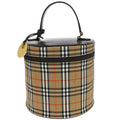 Burberrys Beige House Check Vanity Handbag