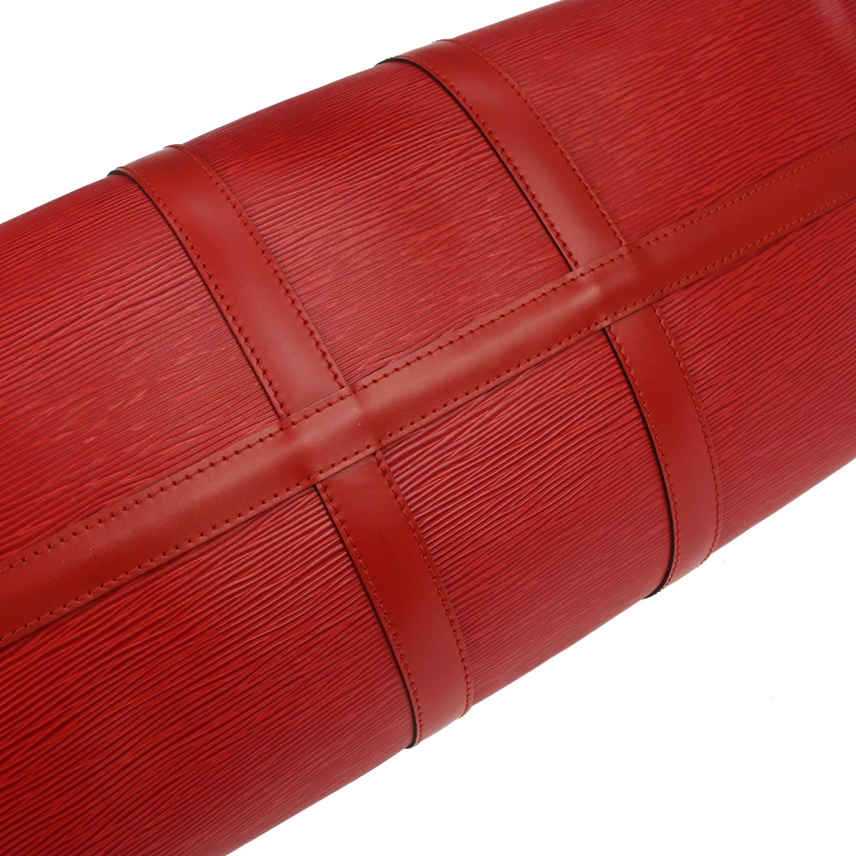 Louis Vuitton 1996 Red Epi Keepall 45 Travel Handbag M42977