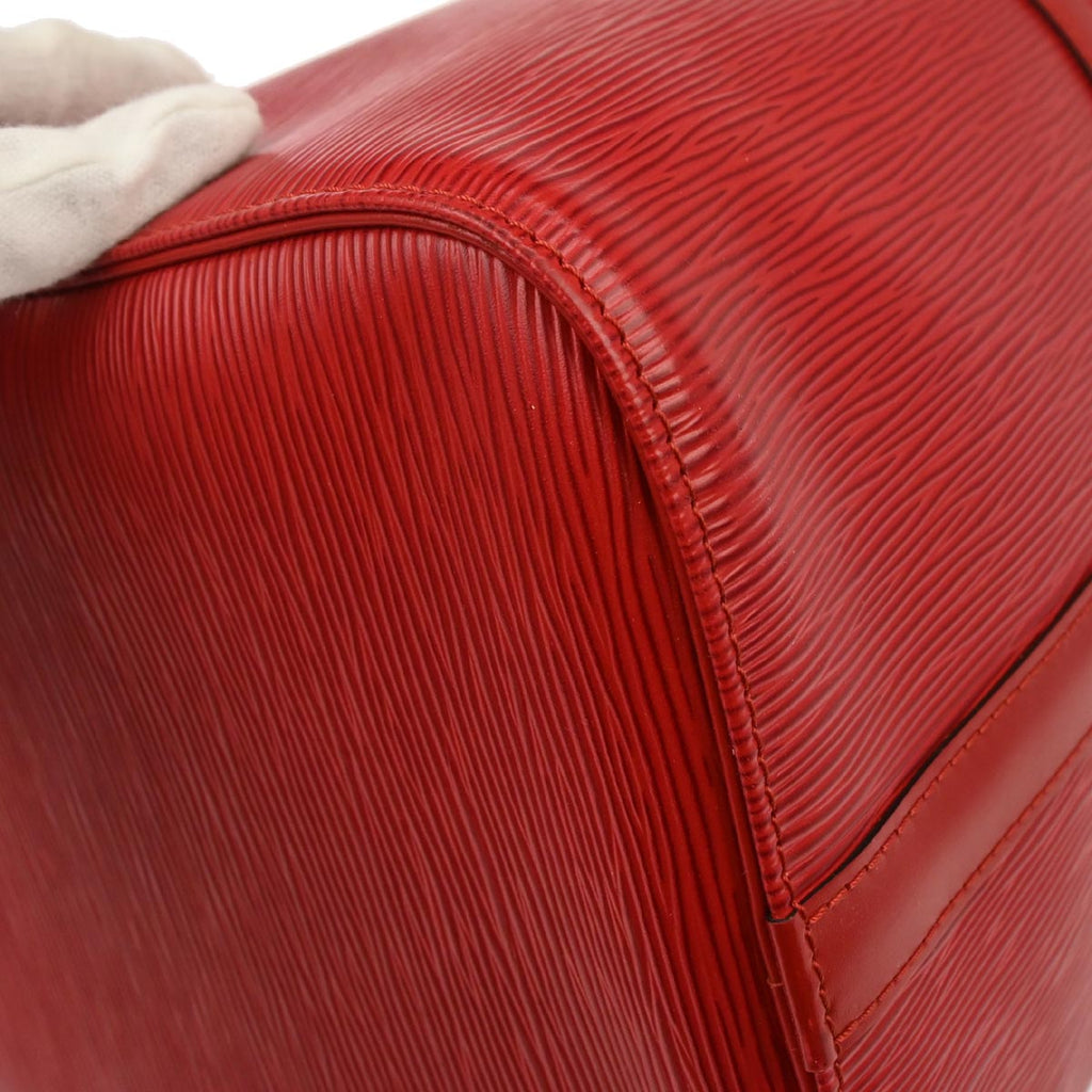 Louis Vuitton 1996 Red Epi Keepall 45 Travel Handbag M42977