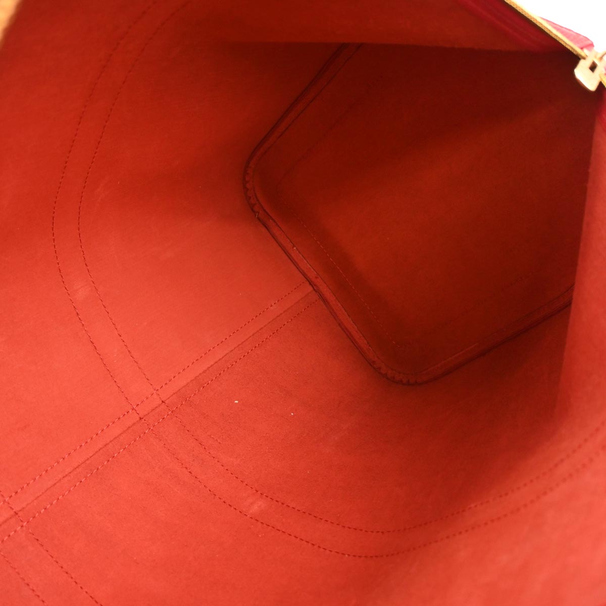 Louis Vuitton 1996 Red Epi Keepall 45 Travel Handbag M42977