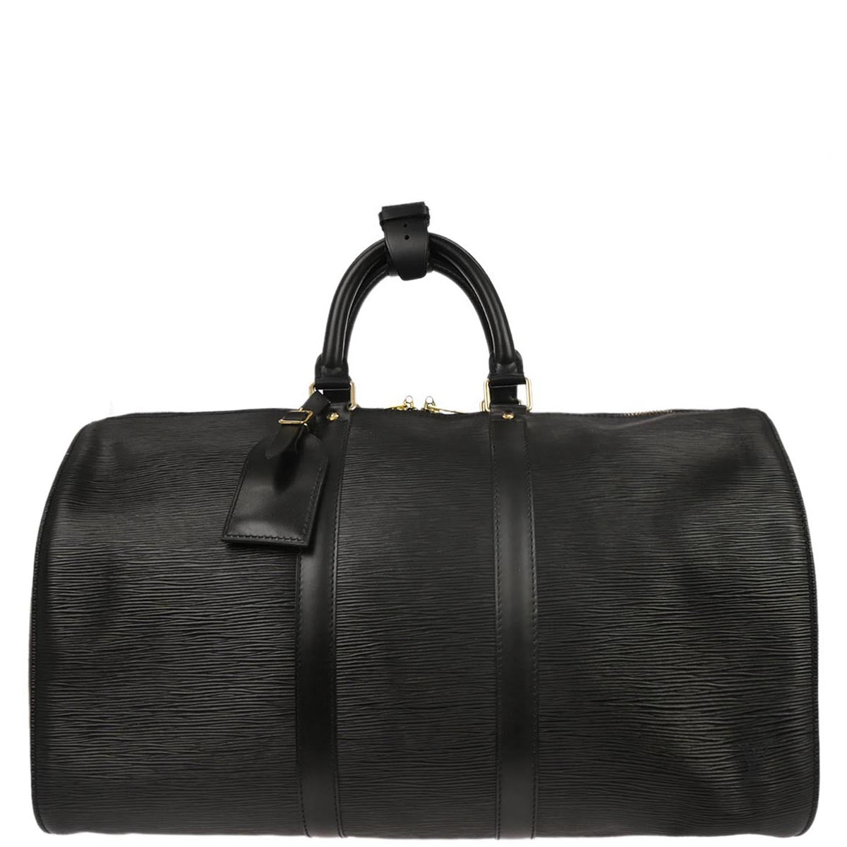 Louis Vuitton 1995 Black Epi Keepall 45 Travel Handbag M42972