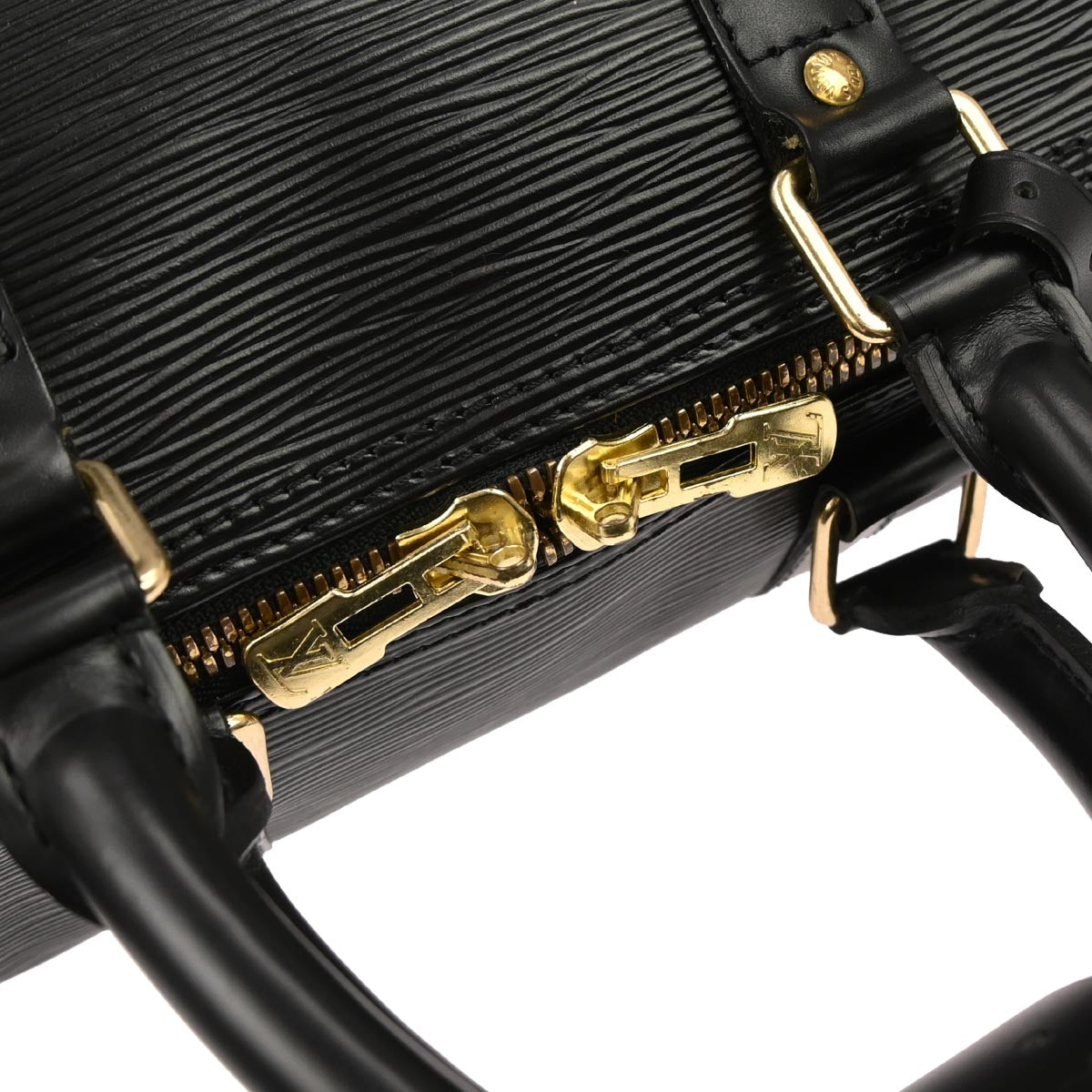 Louis Vuitton 1995 Black Epi Keepall 45 Travel Handbag M42972