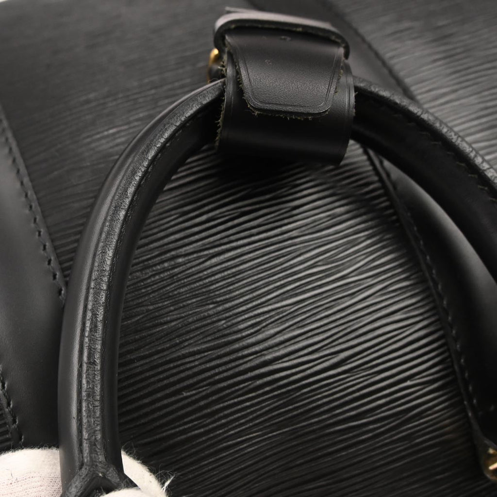 Louis Vuitton 1995 Black Epi Keepall 45 Travel Handbag M42972