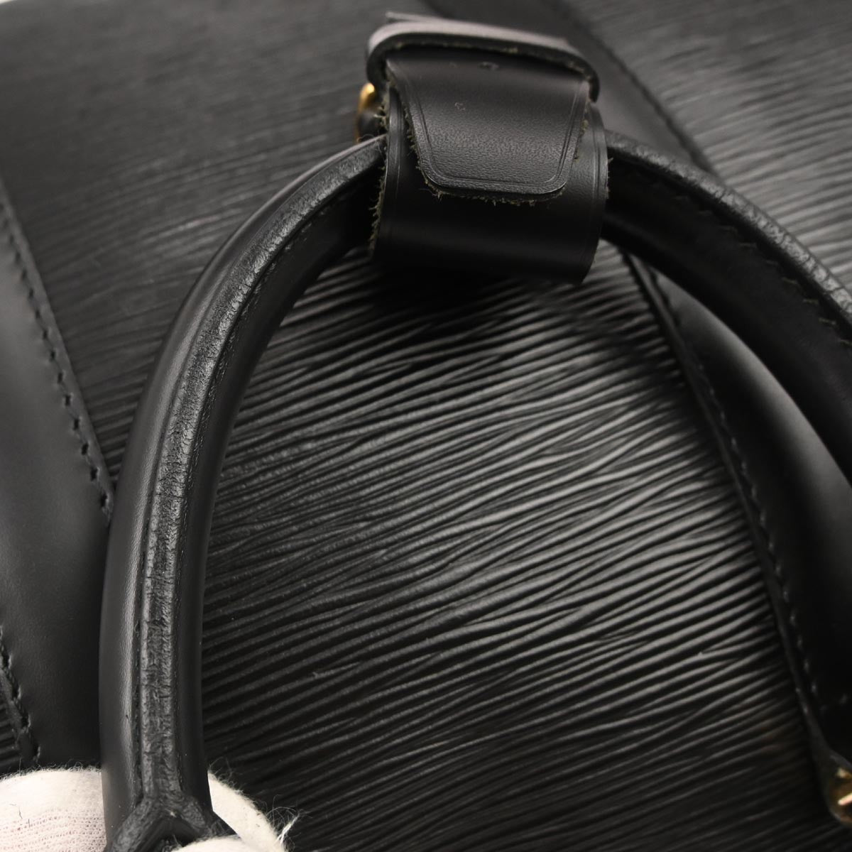 Louis Vuitton 1995 Black Epi Keepall 45 Travel Handbag M42972
