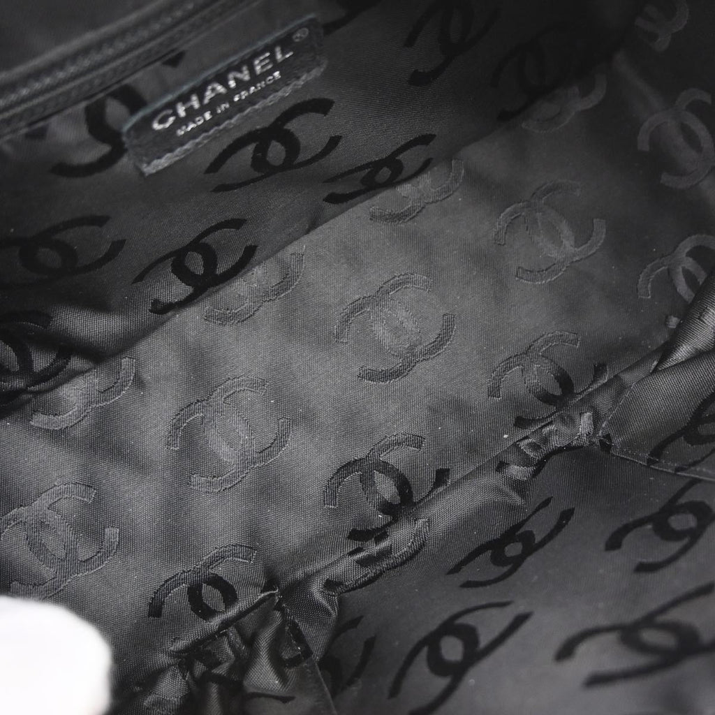 Chanel 2005-2006 Beige Calfskin Cambon Ligne Bowling Bag