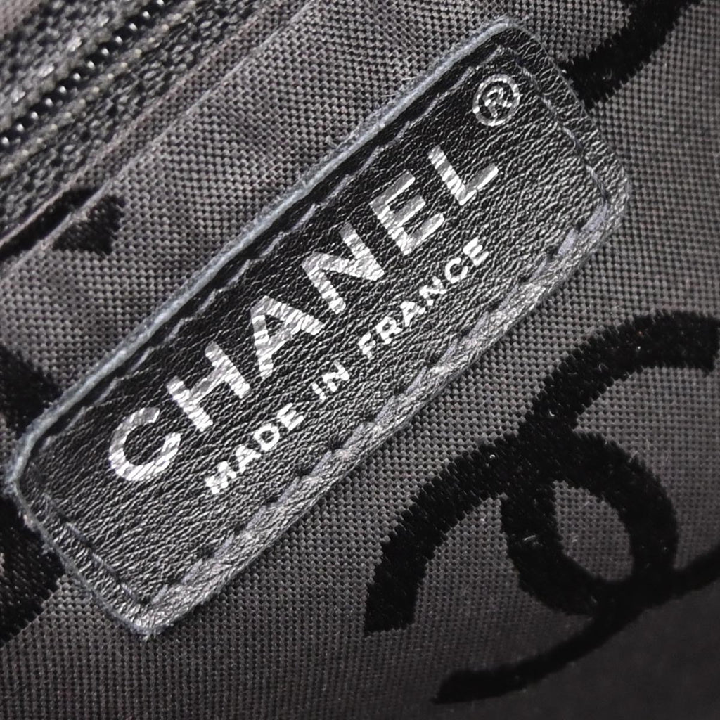 Chanel 2005-2006 Beige Calfskin Cambon Ligne Bowling Bag