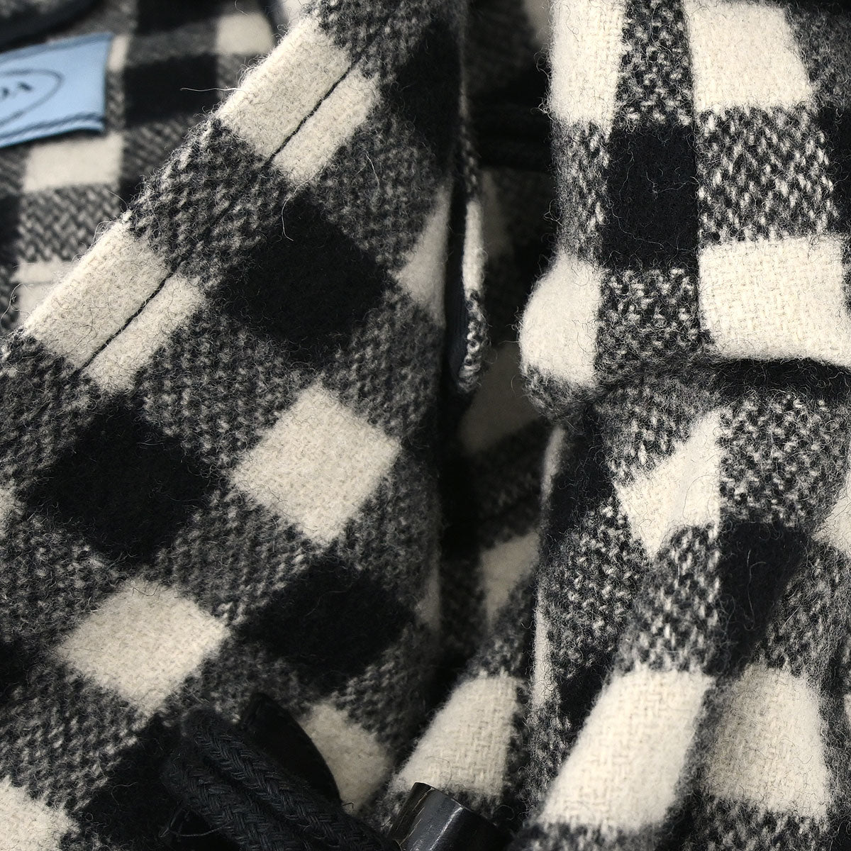 Prada 2014 Duffel Coat Black ACS1 #42