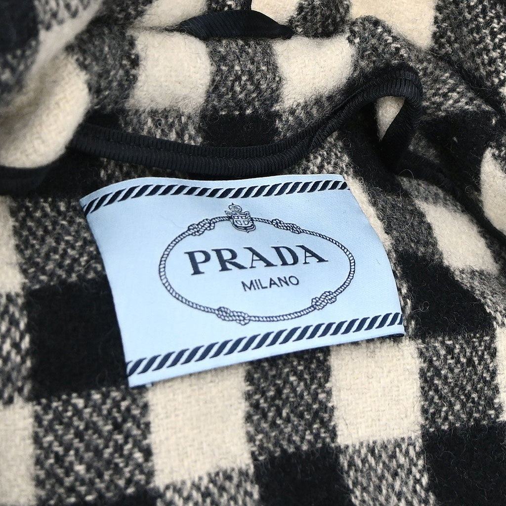 Prada 2014 Duffel Coat Black ACS1 #42