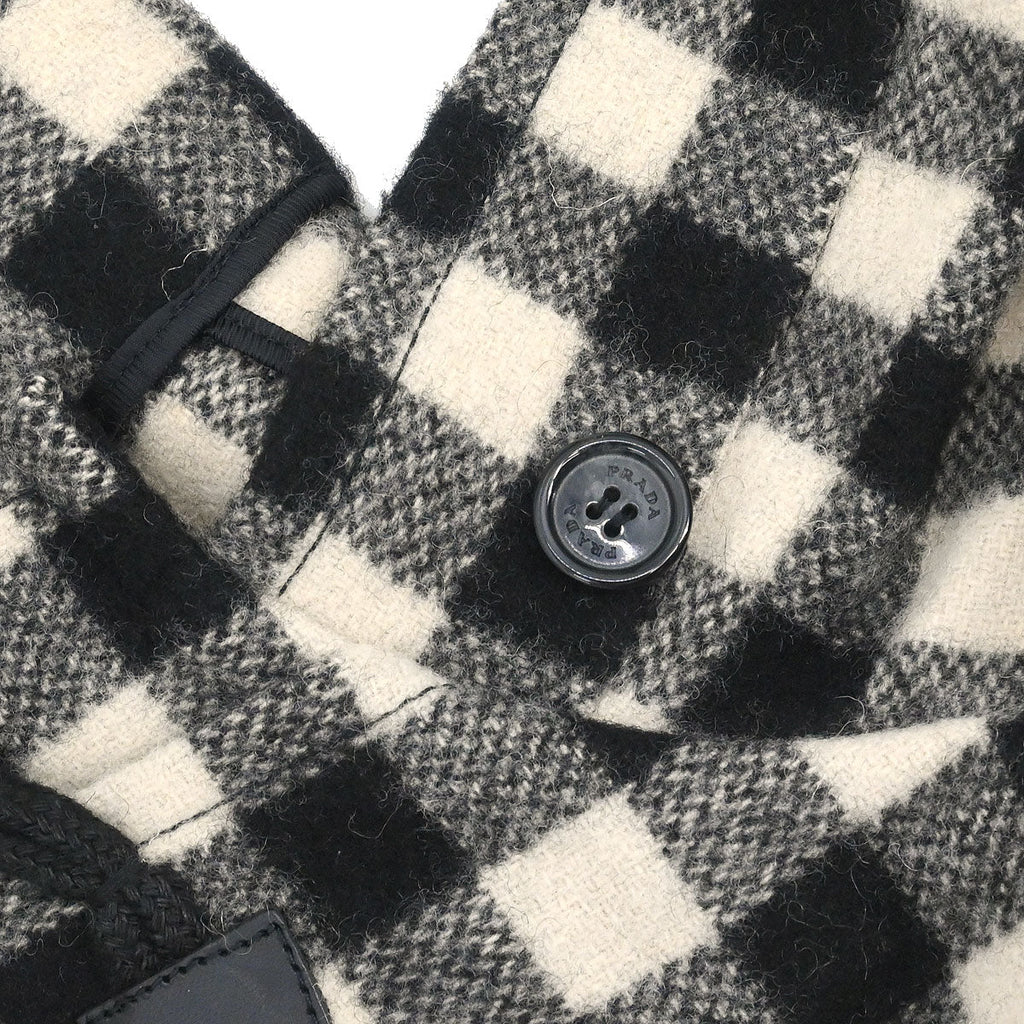 Prada 2014 Duffel Coat Black ACS1 #42