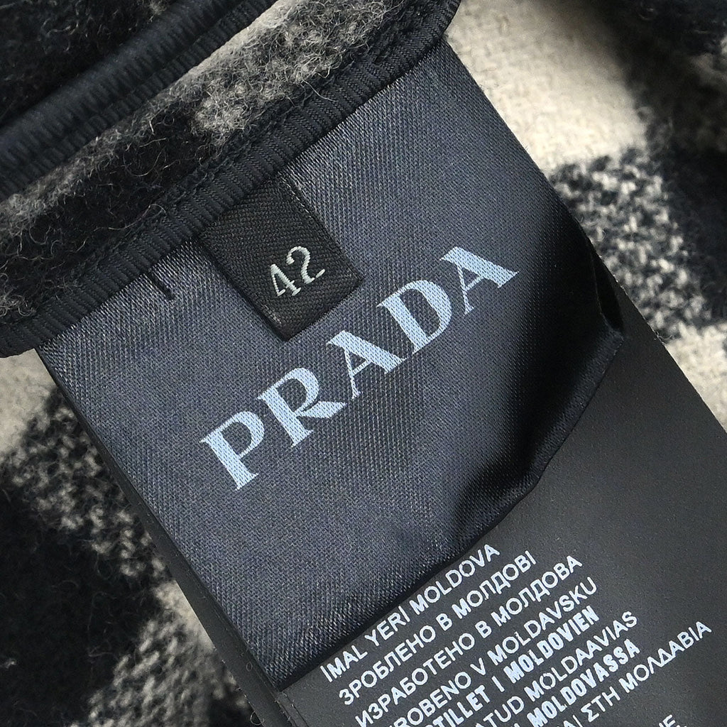 Prada 2014 Duffel Coat Black ACS1 #42