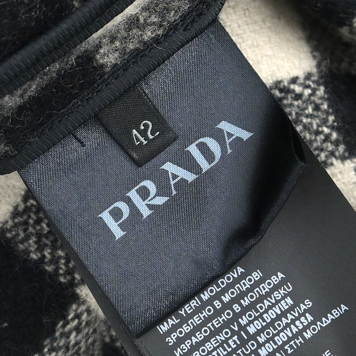 Prada 2014 Duffel Coat Black ACS1 #42