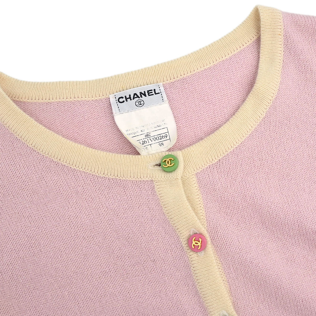 Chanel 1996 Cardigan Light Pink #38