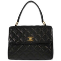 Chanel 1996-1997 Black Lambskin Handbag