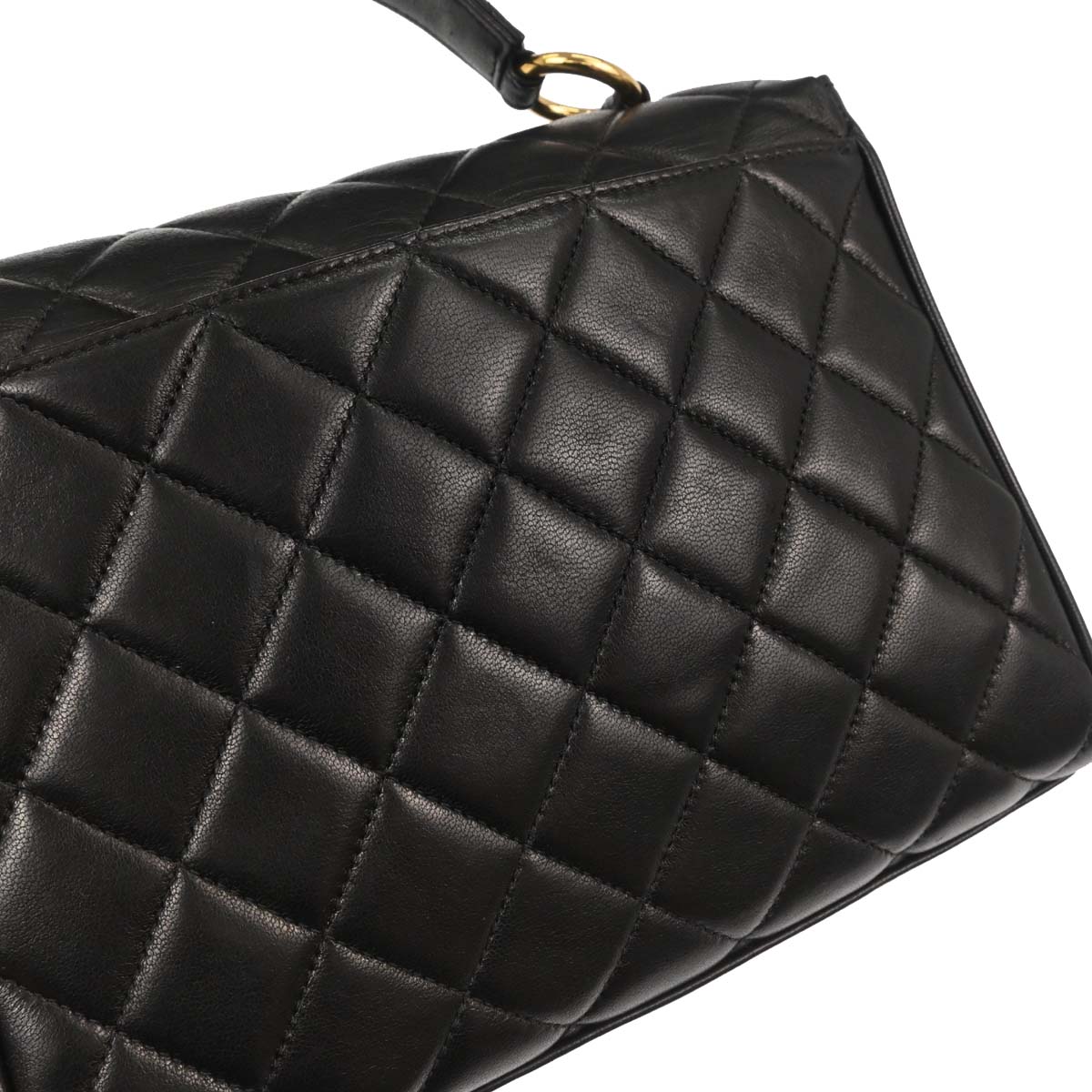 Chanel 1996-1997 Black Lambskin Handbag