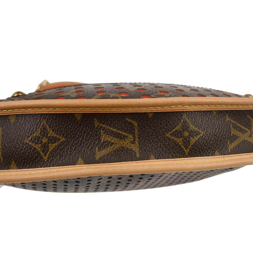 Louis Vuitton 2005 Monogram Perfo Demi-lune Shoulder Bag M95178