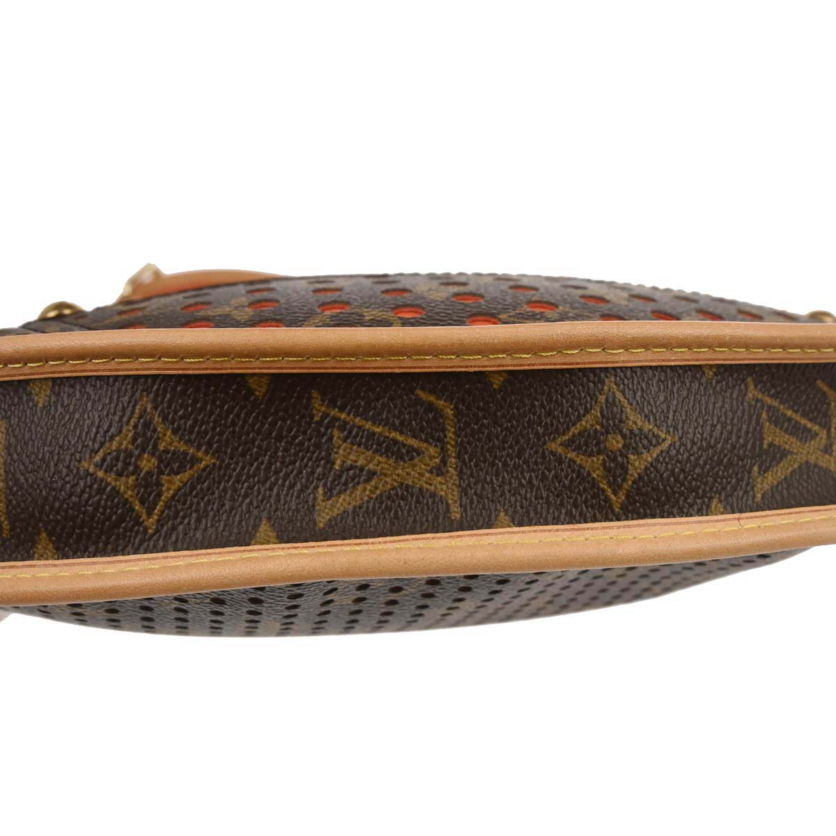 Louis Vuitton 2005 Monogram Perfo Demi-lune Shoulder Bag M95178
