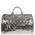 Louis Vuitton 2008 Silver Monogram Miroir Speedy 35 Handbag M95786