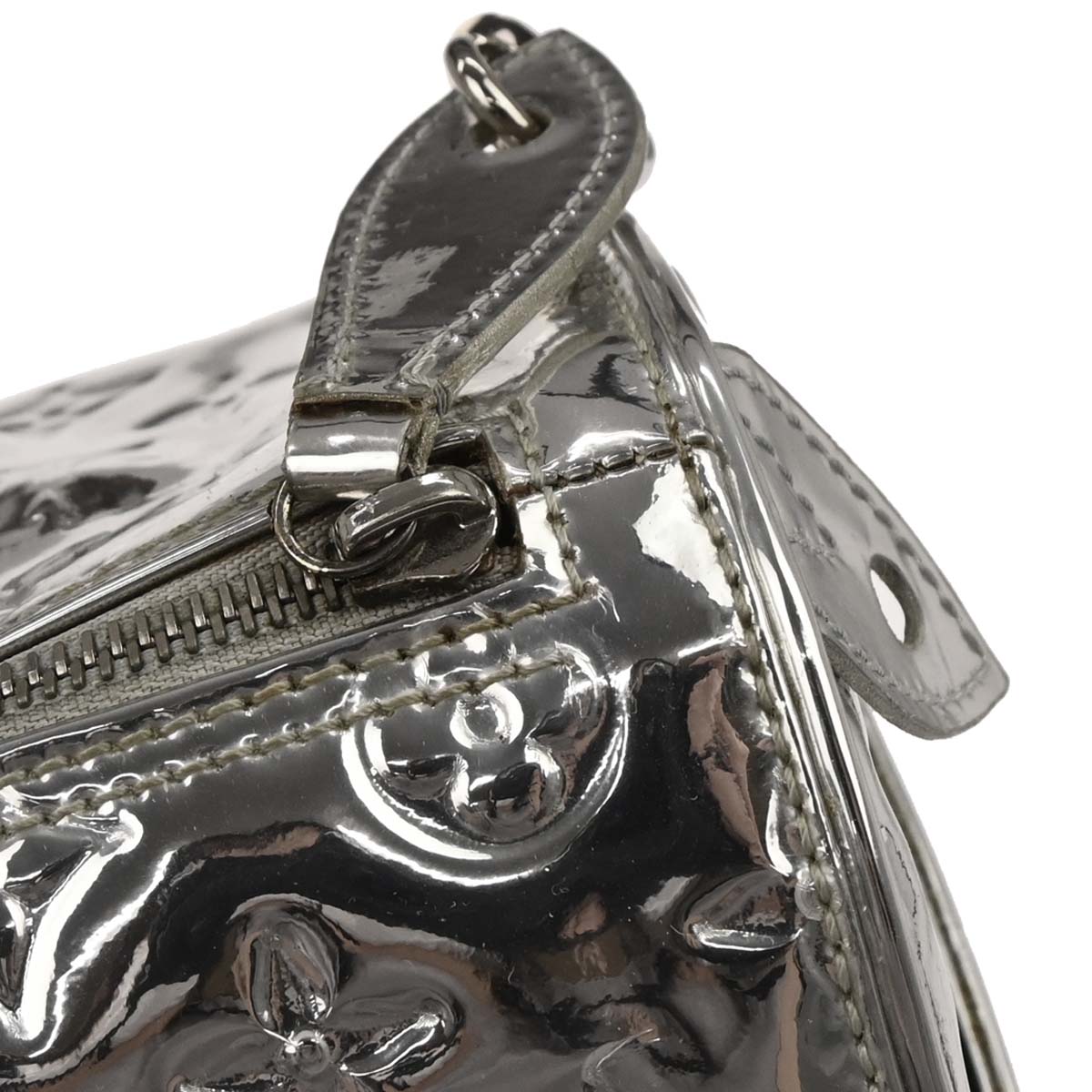 Louis Vuitton 2008 Silver Monogram Miroir Speedy 35 Handbag M95786