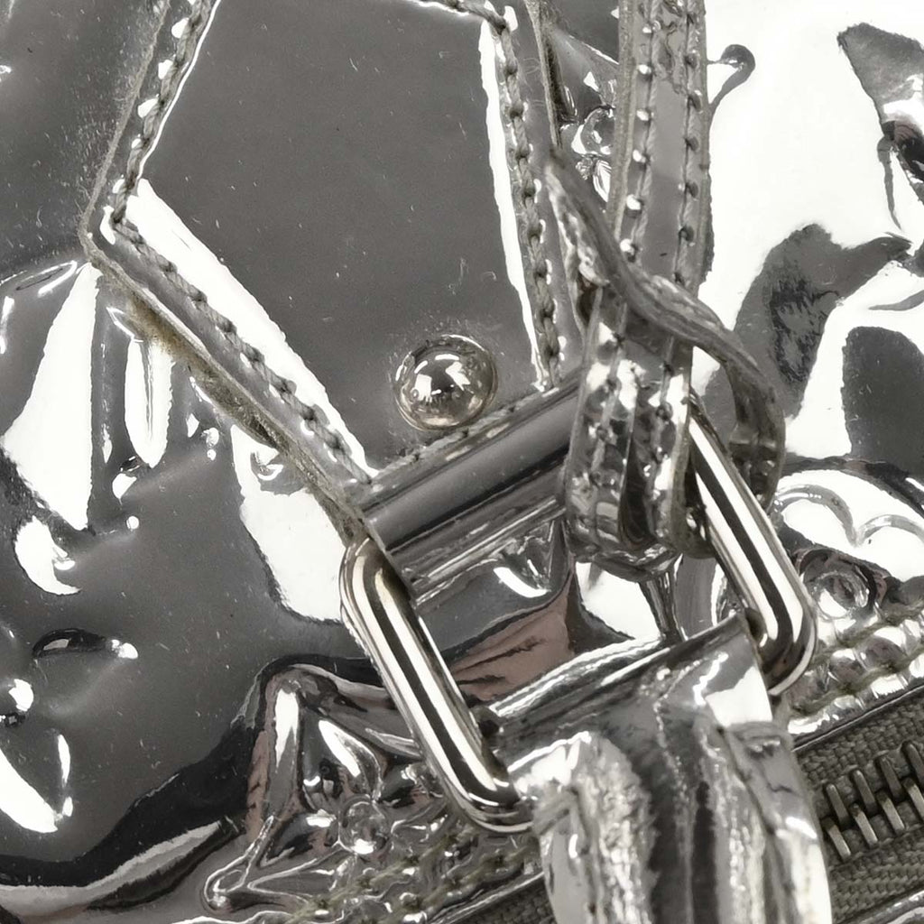 Louis Vuitton 2008 Silver Monogram Miroir Speedy 35 Handbag M95786