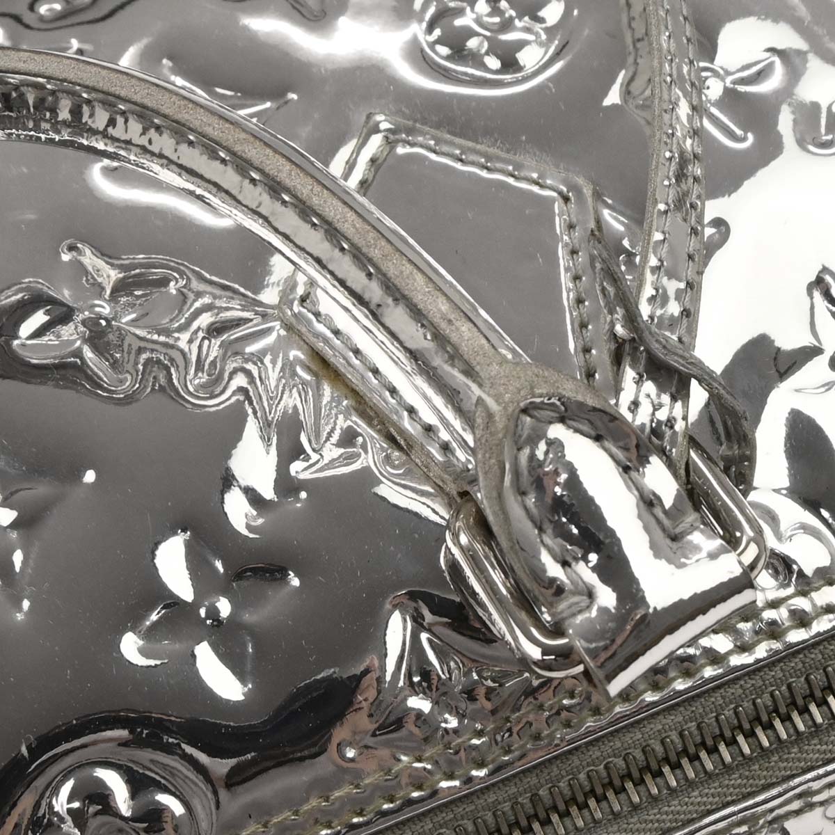 Louis Vuitton 2008 Silver Monogram Miroir Speedy 35 Handbag M95786