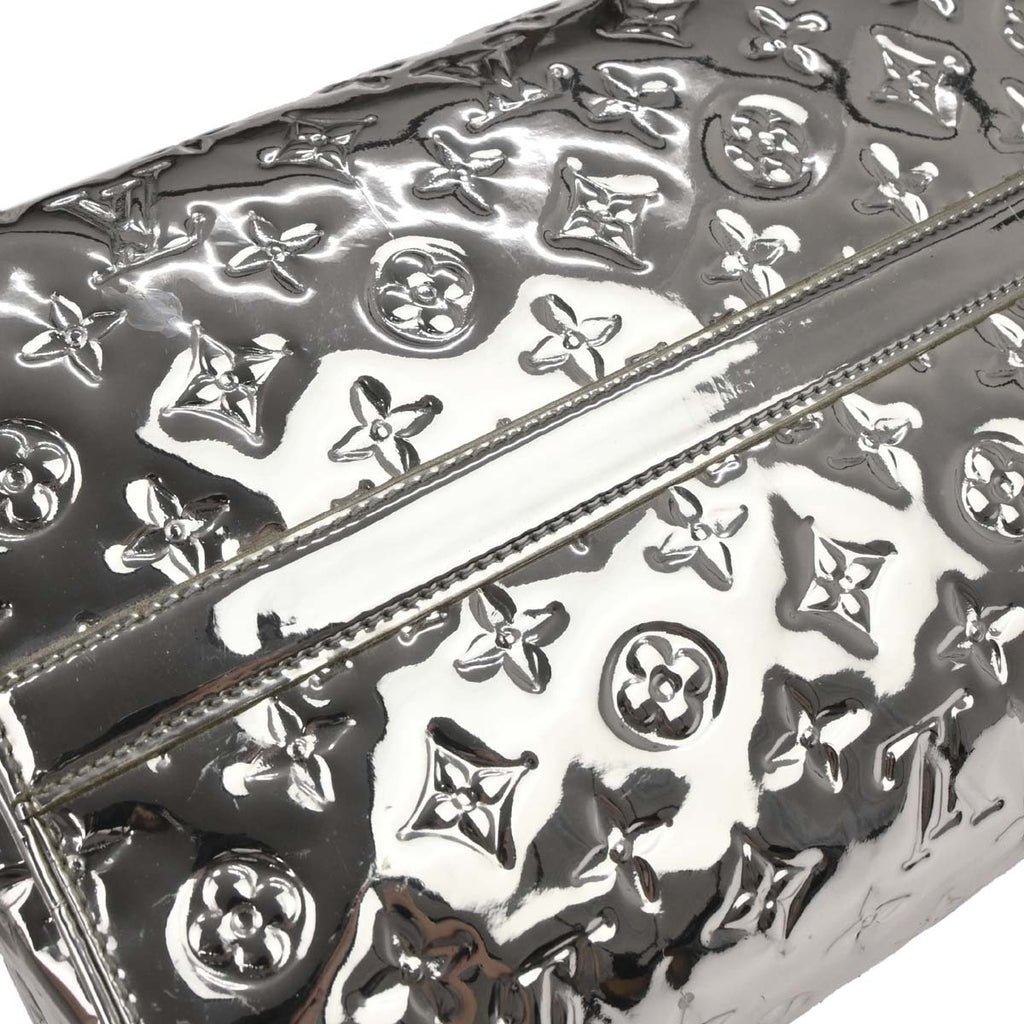 Louis Vuitton 2008 Silver Monogram Miroir Speedy 35 Handbag M95786