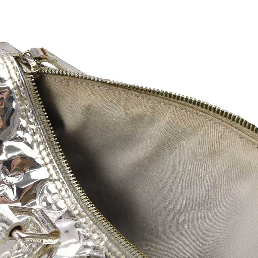 Louis Vuitton 2008 Silver Monogram Miroir Speedy 35 Handbag M95786
