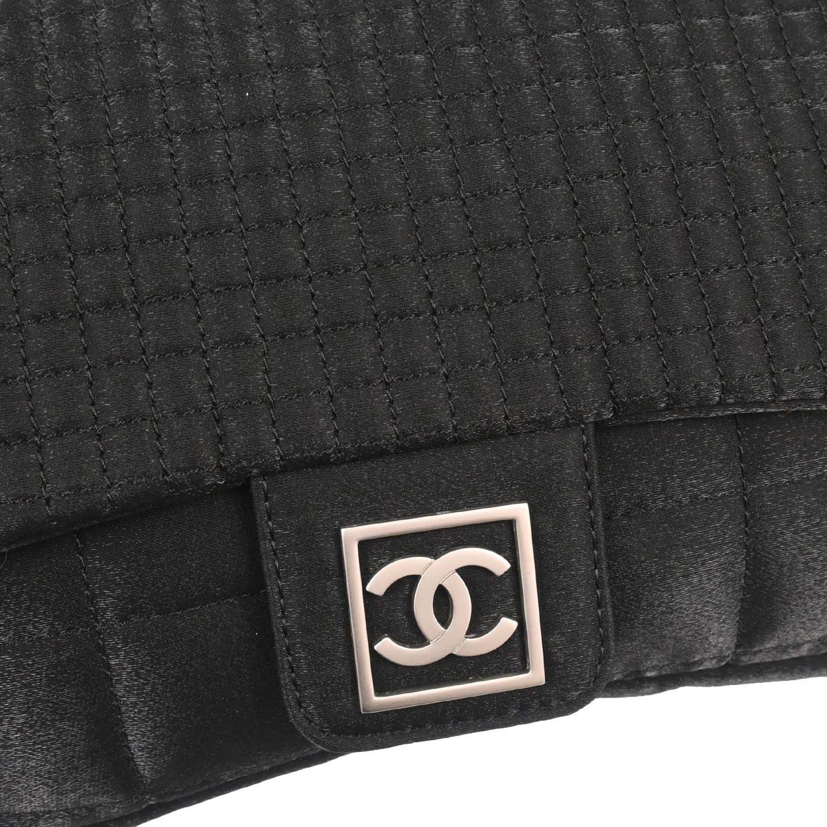 Chanel 2005-2006 Black Nylon Sport Line Choco Bar Backpack