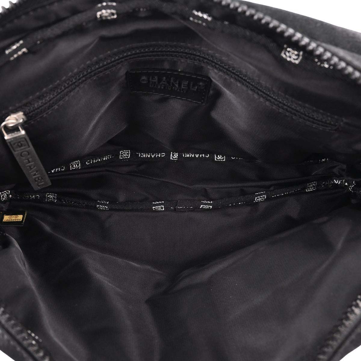 Chanel 2005-2006 Black Nylon Sport Line Choco Bar Backpack