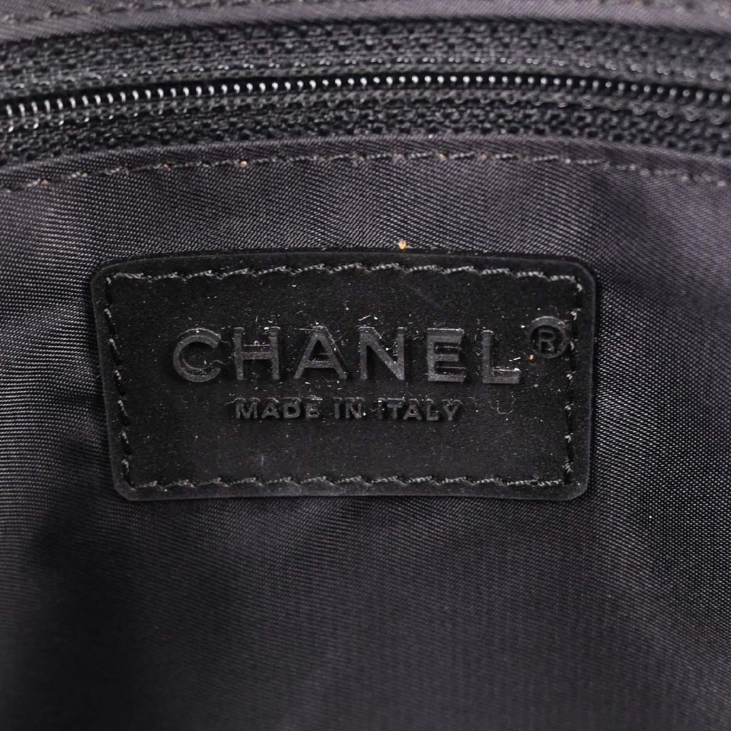 Chanel 2005-2006 Black Nylon Sport Line Choco Bar Backpack