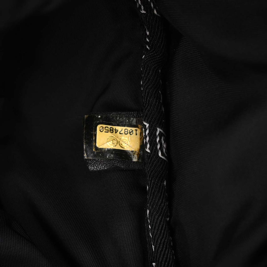 Chanel 2005-2006 Black Nylon Sport Line 2way Shoulder Gym Bag