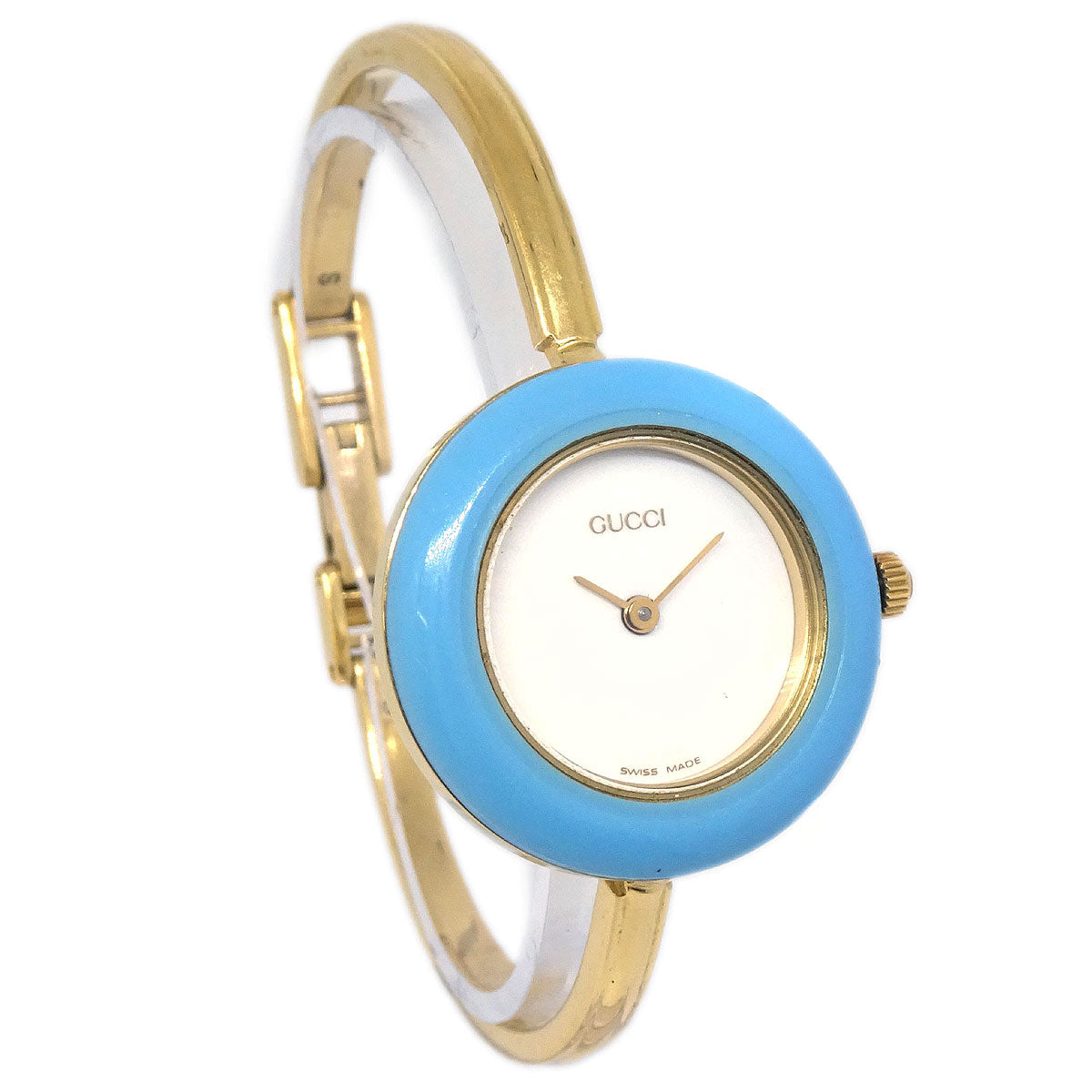 Gucci 11/12.2 Change Bezel Chameleon Quartz Watch SS #S