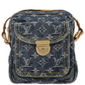 Louis Vuitton 2007 Blue Monogram Denim Camera Bag M95348