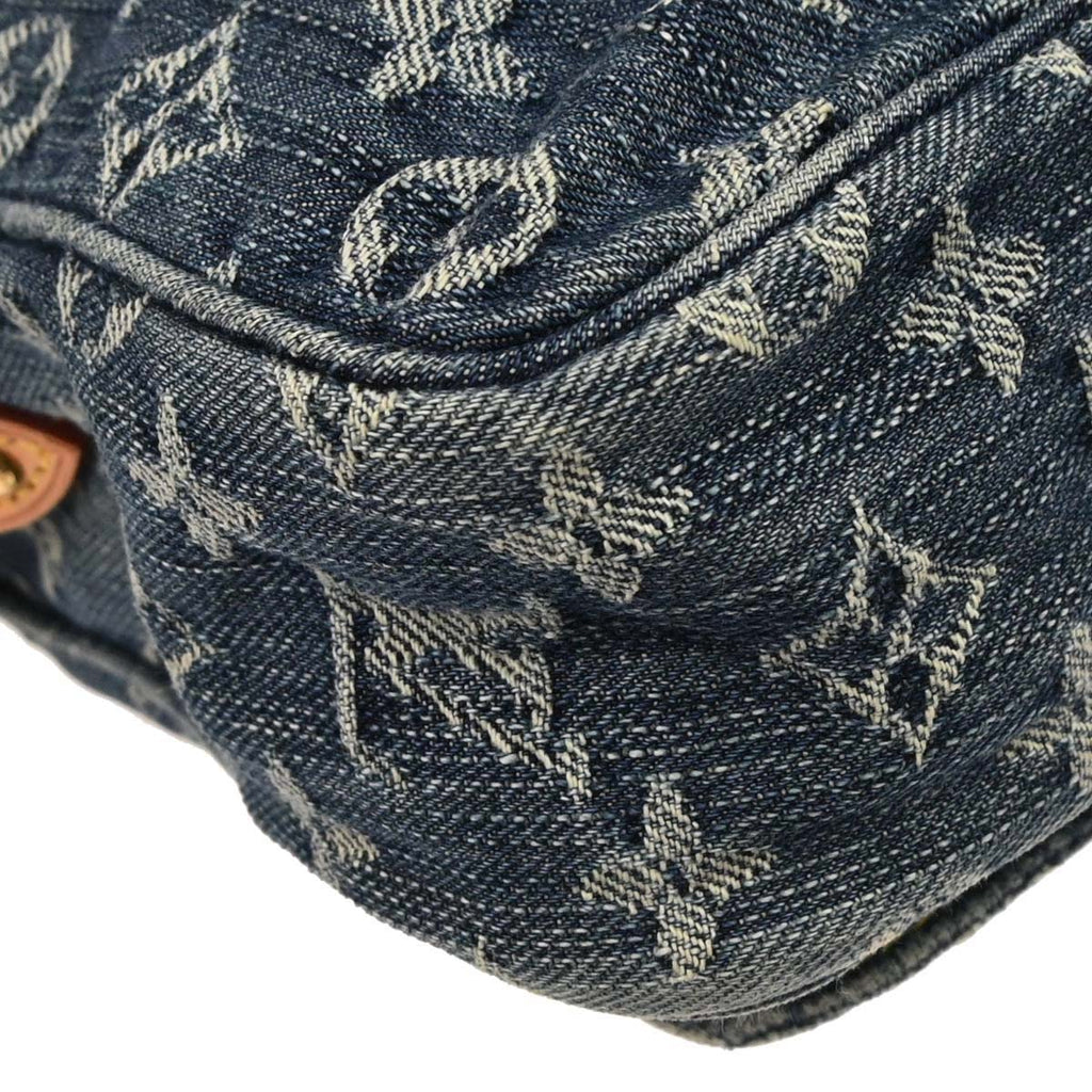 Louis Vuitton 2007 Blue Monogram Denim Camera Bag M95348