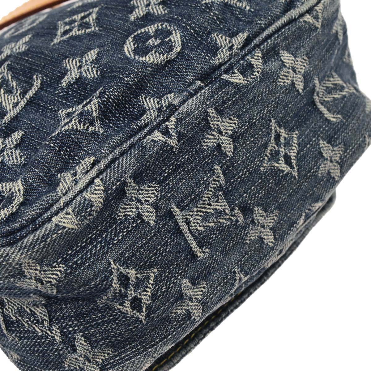Louis Vuitton 2007 Blue Monogram Denim Camera Bag M95348