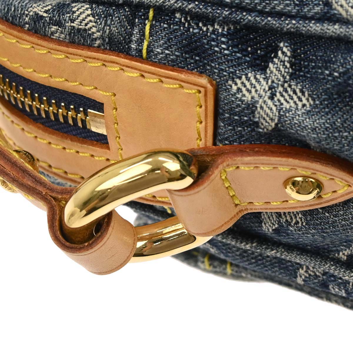 Louis Vuitton 2007 Blue Monogram Denim Camera Bag M95348