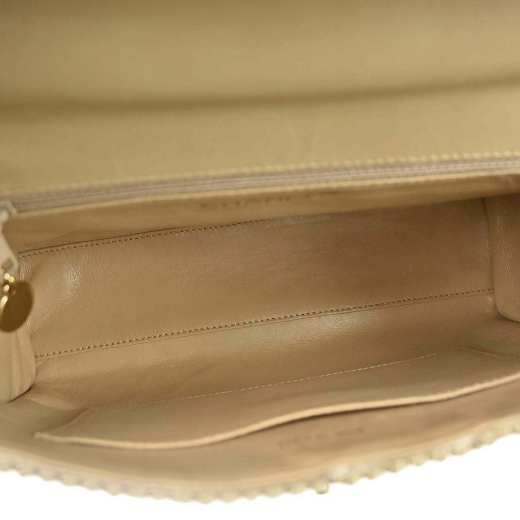 Chanel Beige Silk Rope Shoulder Bag